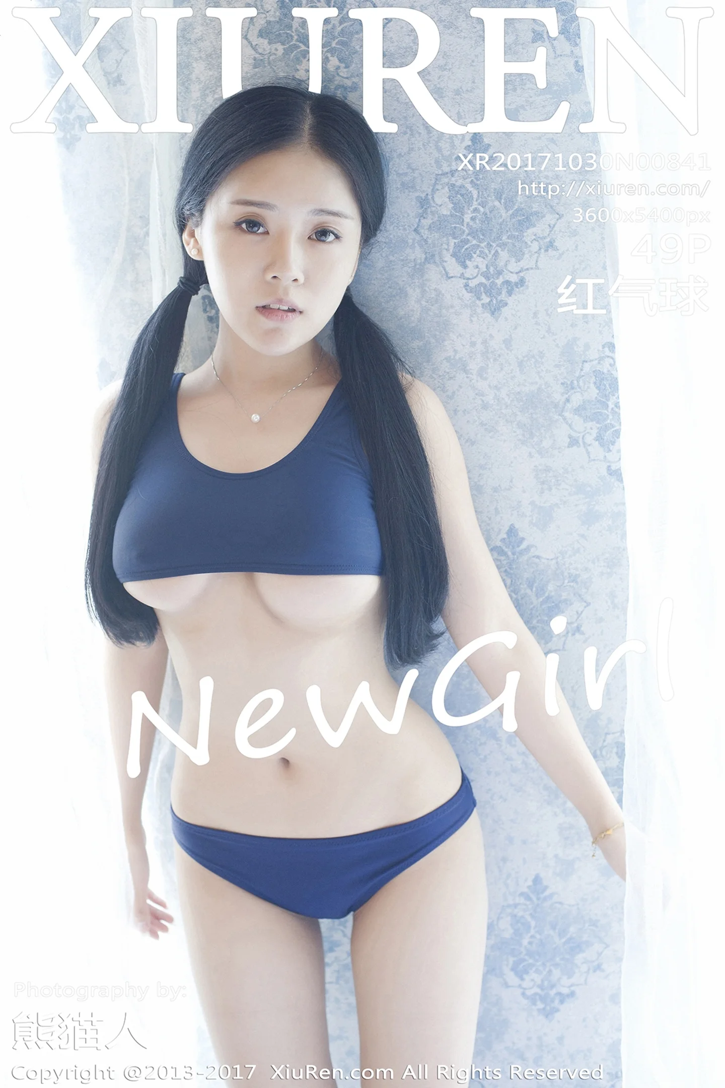 [XiuRen秀人网]No.841_巨乳嫩模红气球分体死库水加黑色蕾丝内衣爆乳诱惑写真49P-秀人网 - XiuRen.Pro